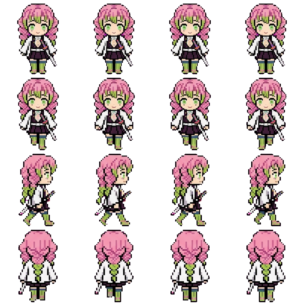 Mitsuri kanroji movement sprite