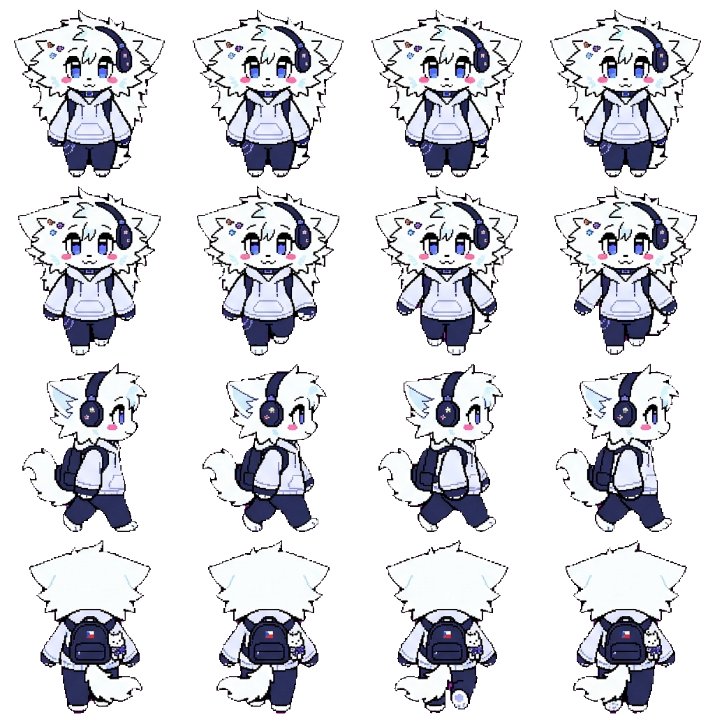 Nixie movement sprite
