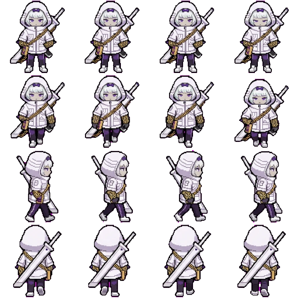 Kira movement sprite