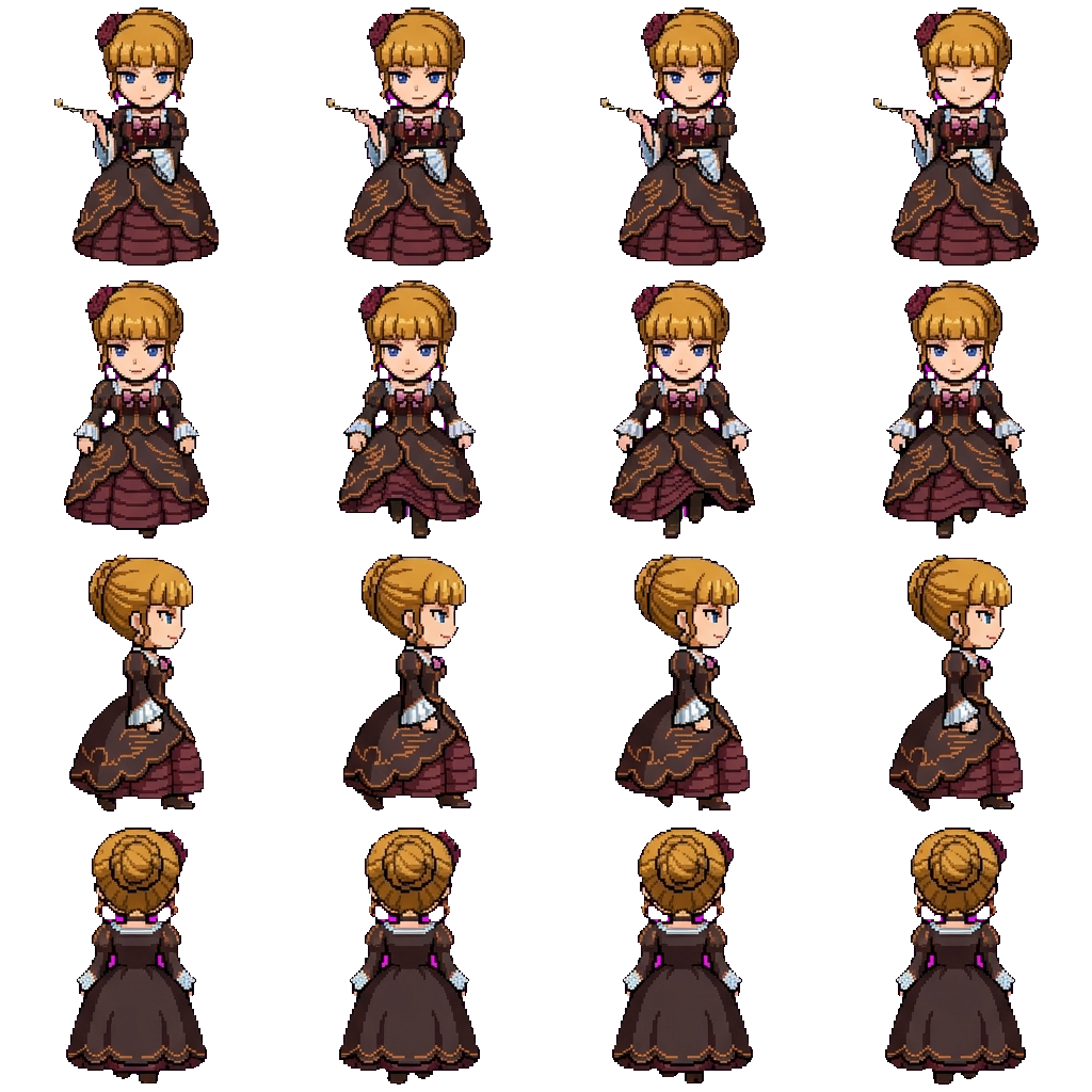 Beatrice movement sprite