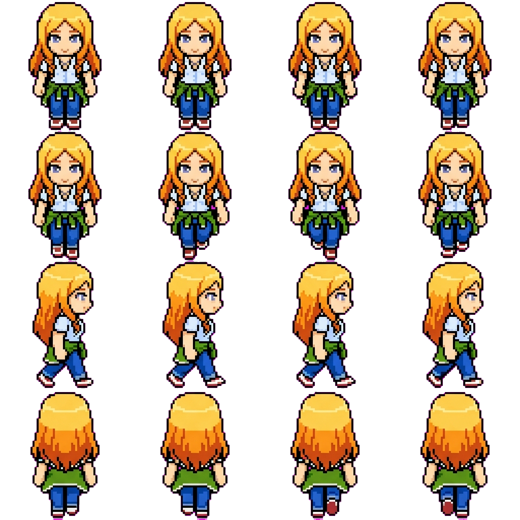 Shiho movement sprite