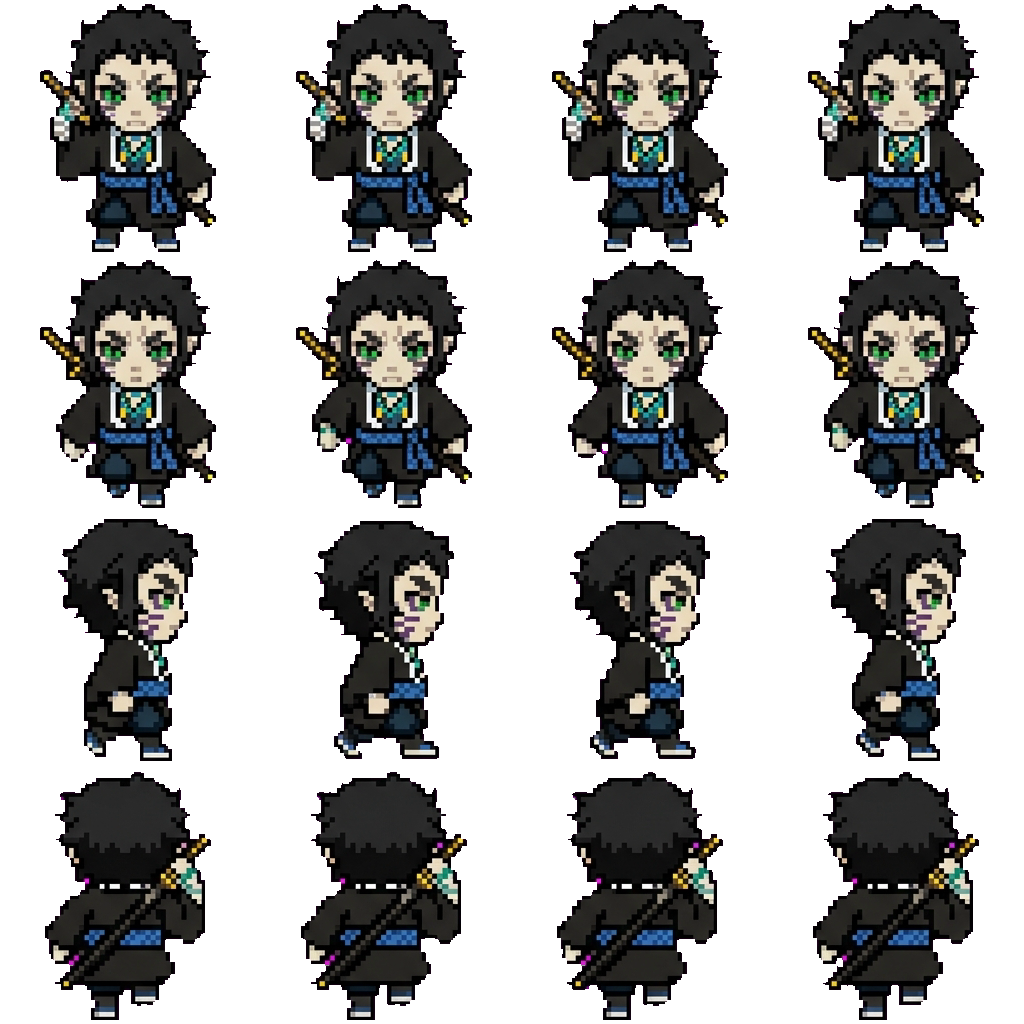 Kaigaku movement sprite