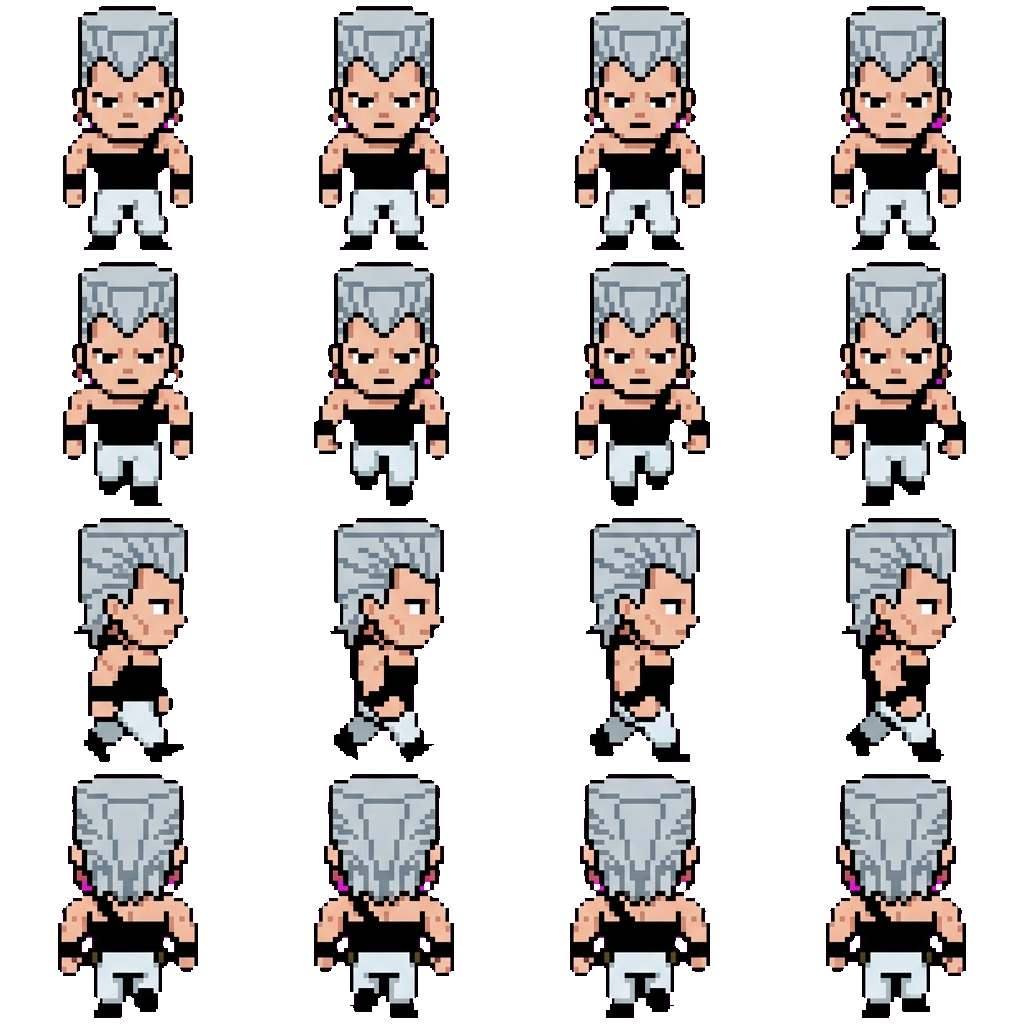 Jean Pierre Polnareff movement sprite