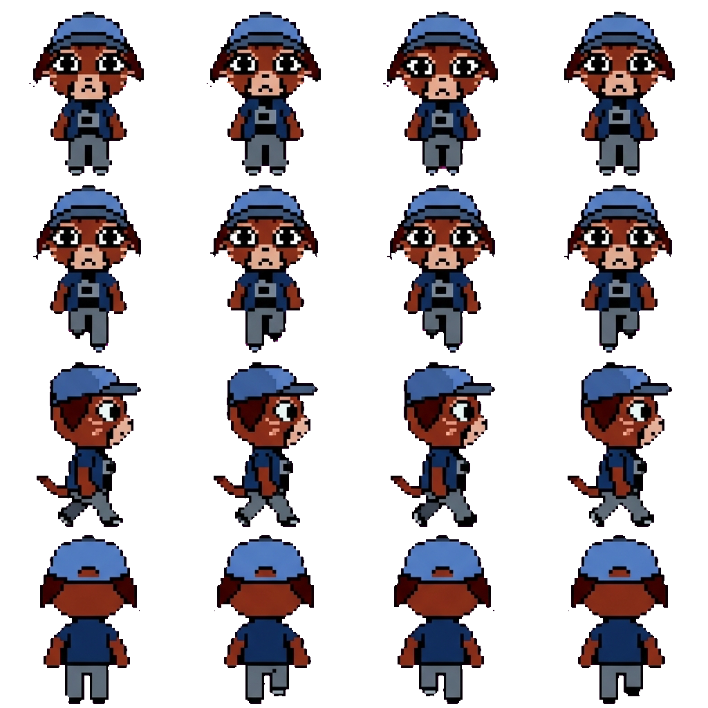 Liz movement sprite