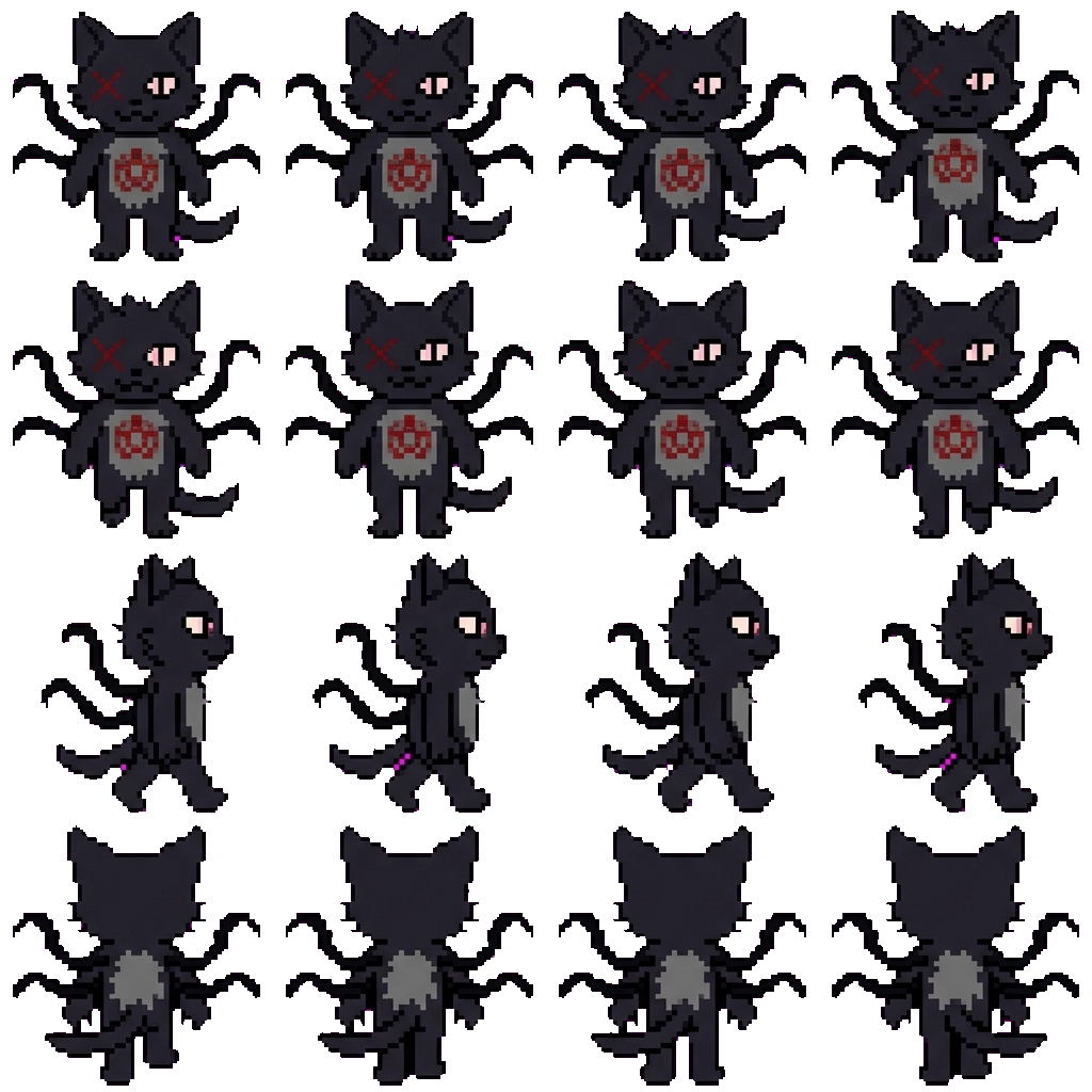 Black Wolfe movement sprite