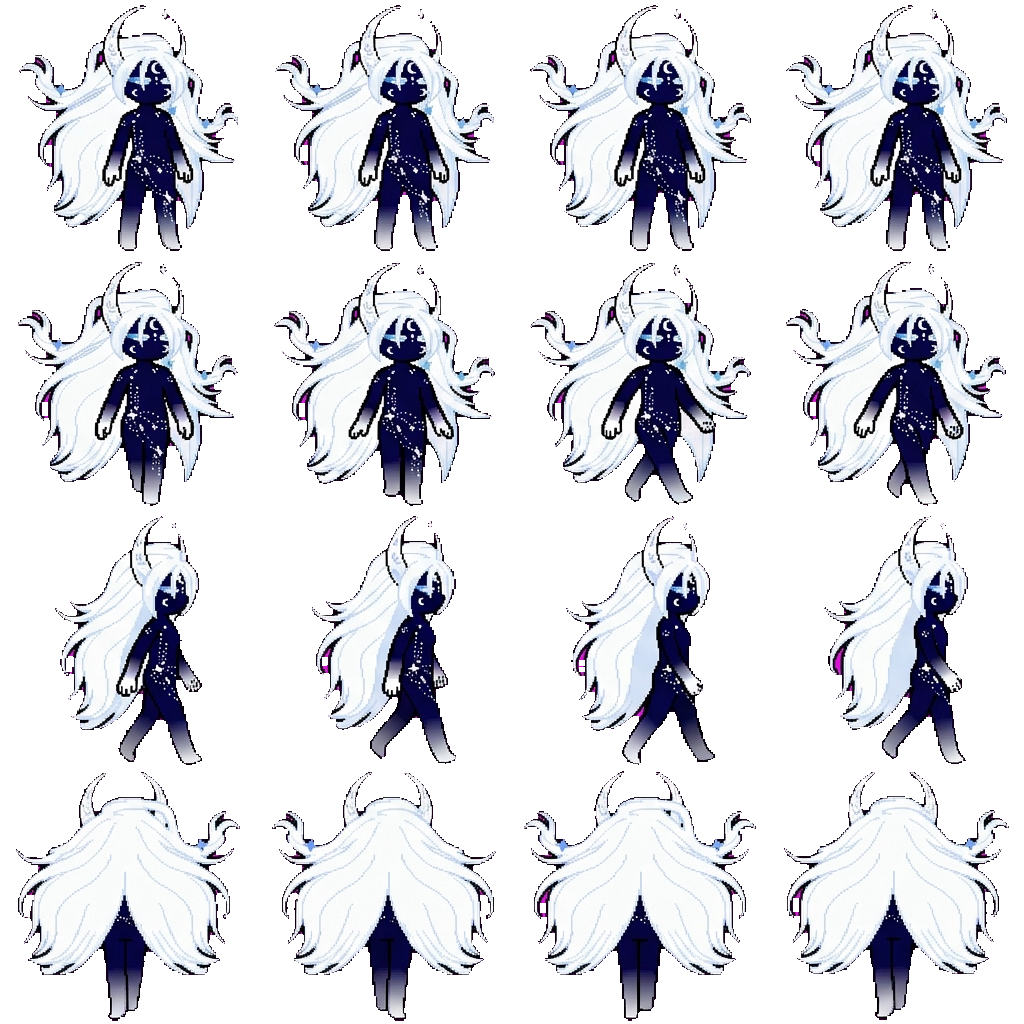 Luneros The Moon Guardian movement sprite