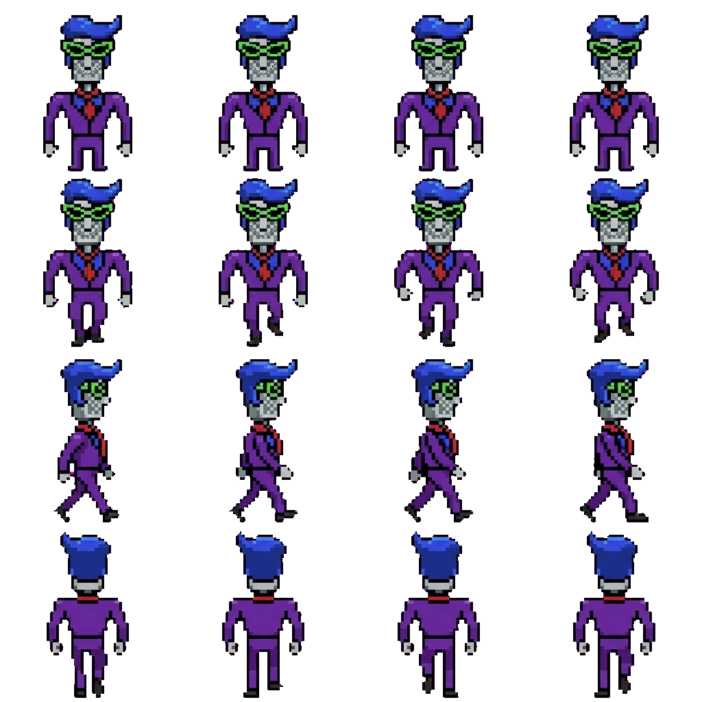 Jumping johnny jumble movement sprite