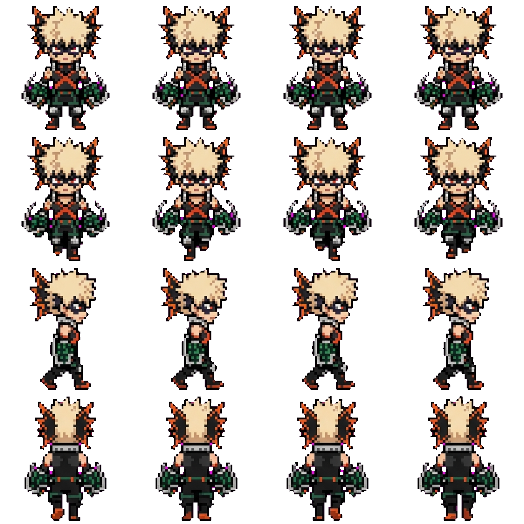 Katsuki bakugou movement sprite