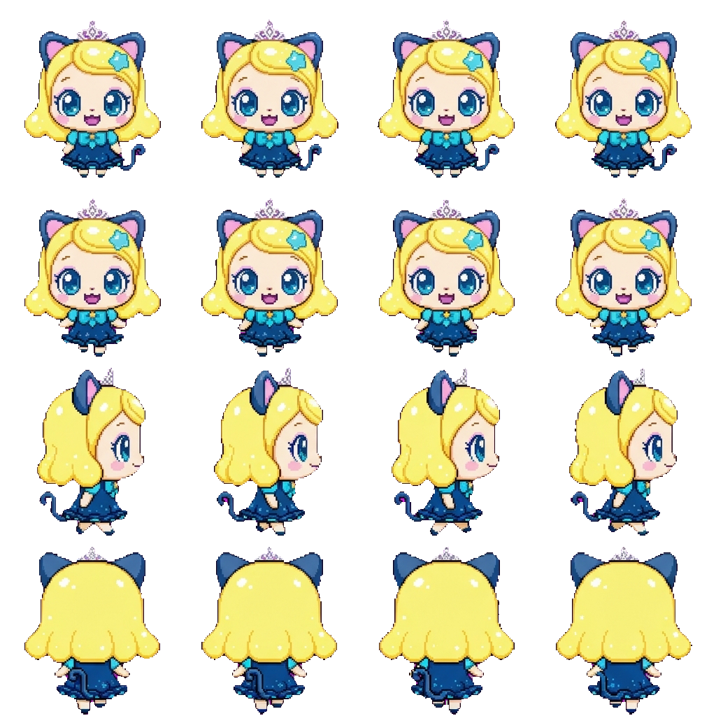 Kittyping movement sprite