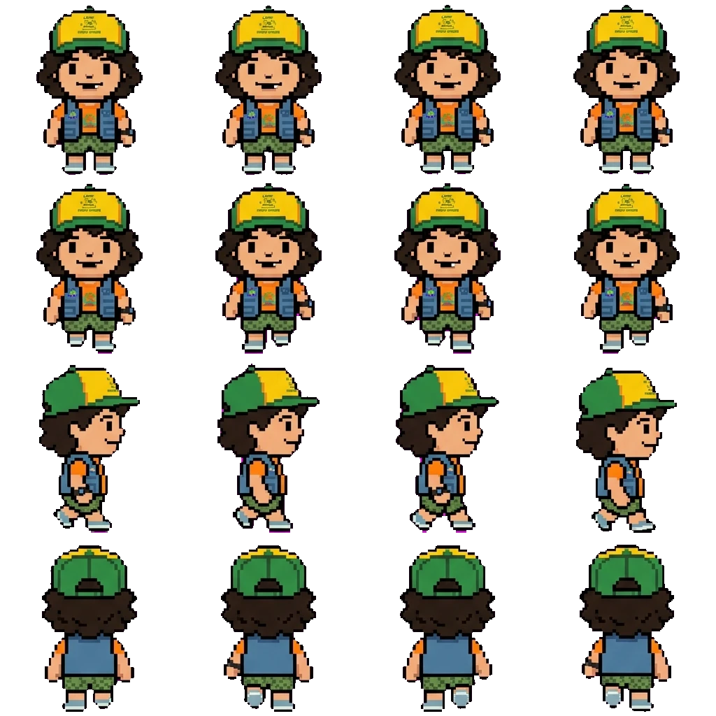 Dustin henderson movement sprite