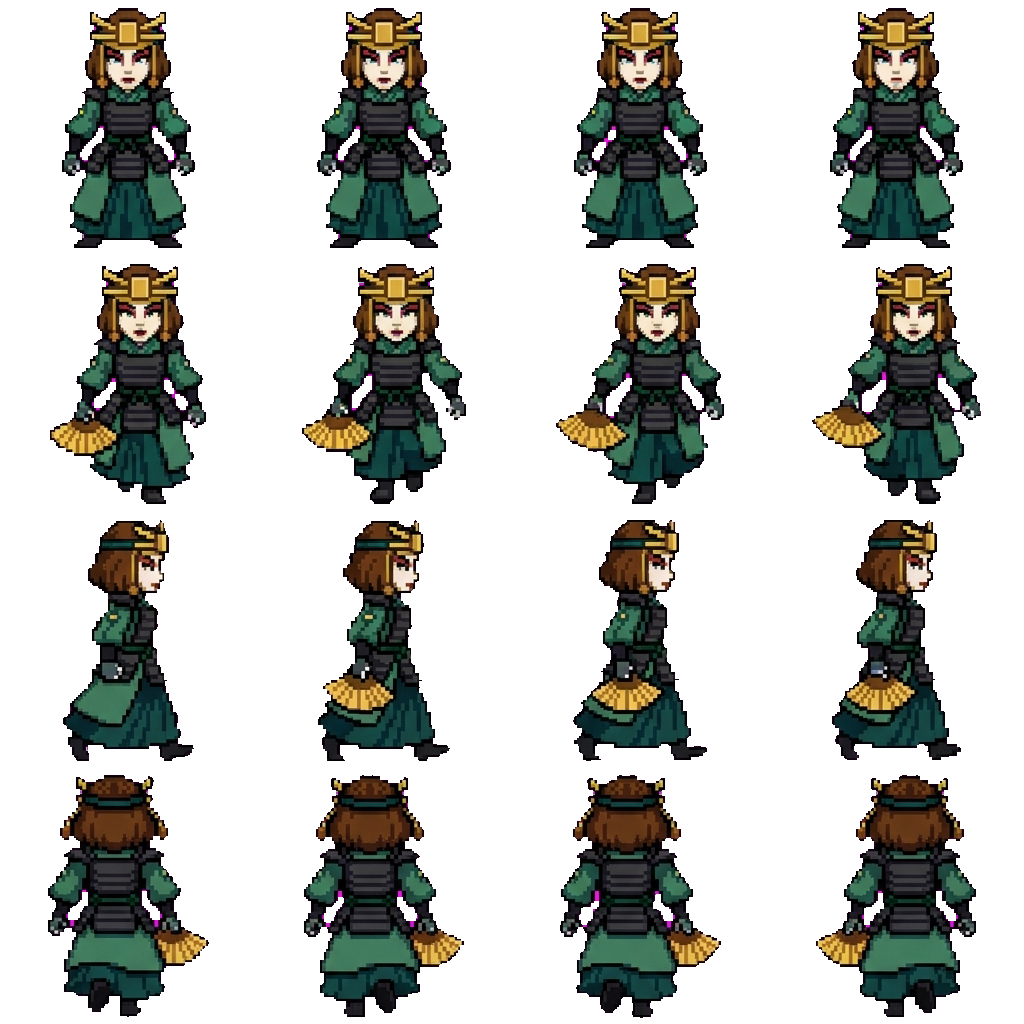 Suki movement sprite