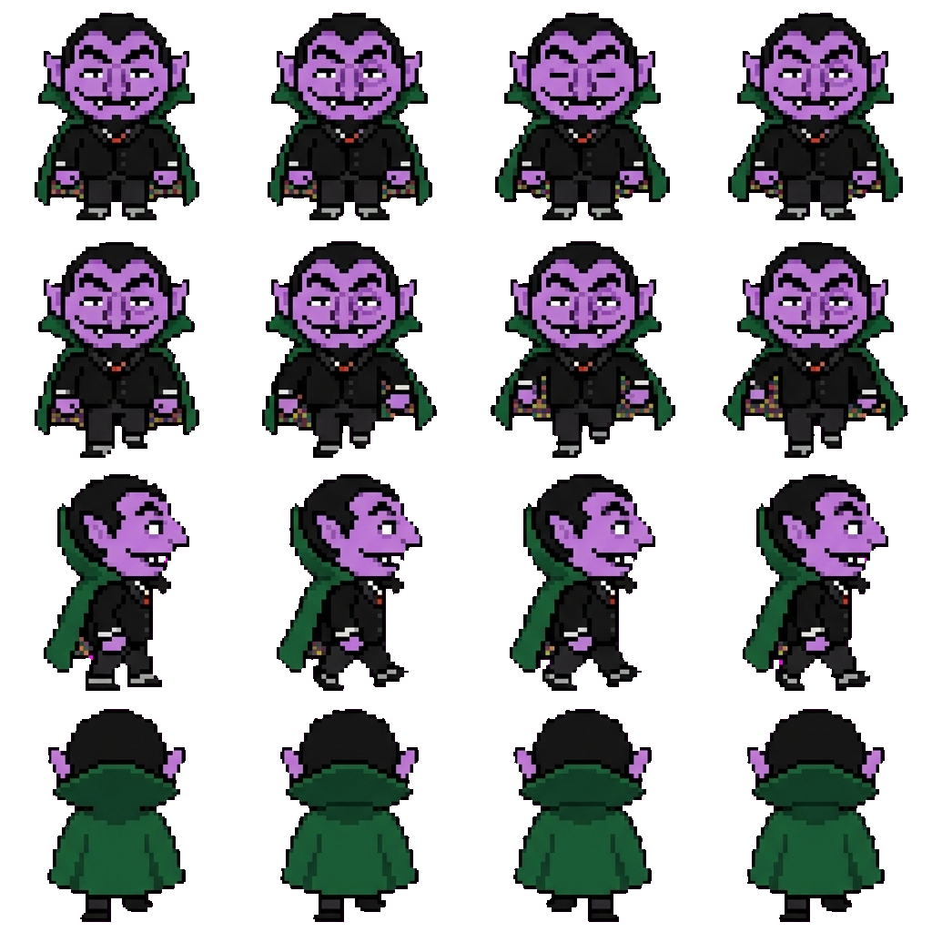 Count von Count movement sprite