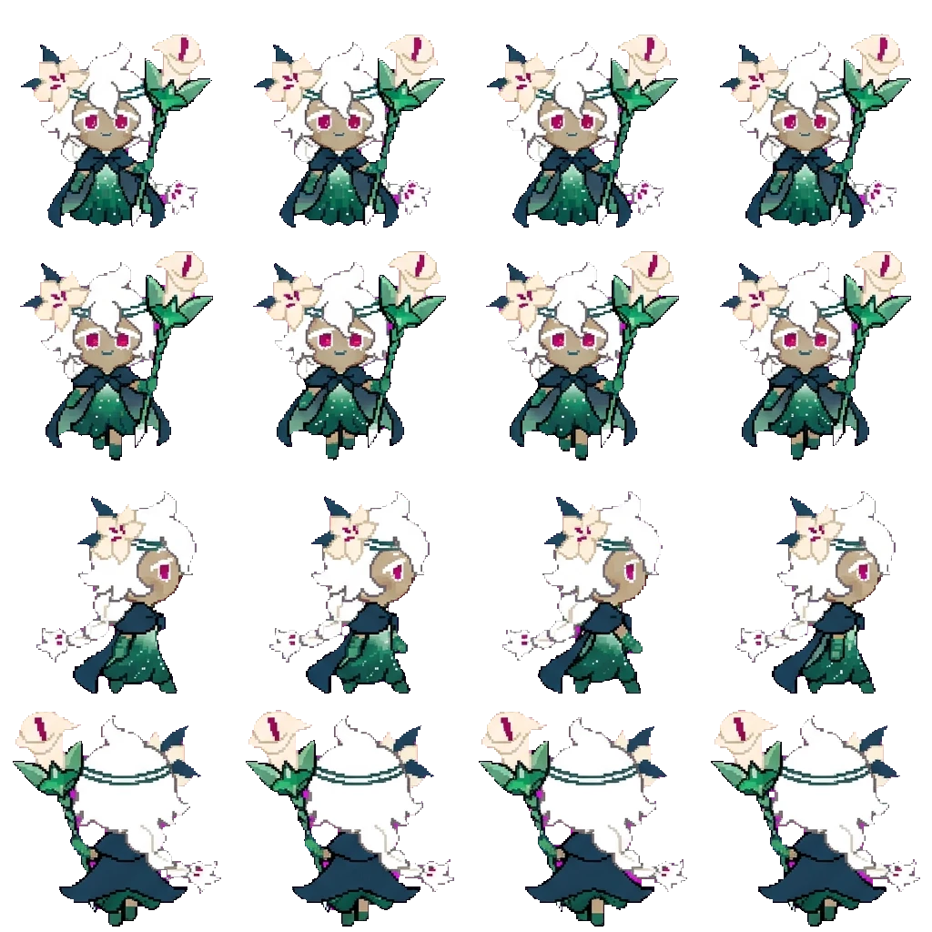 White lily movement sprite