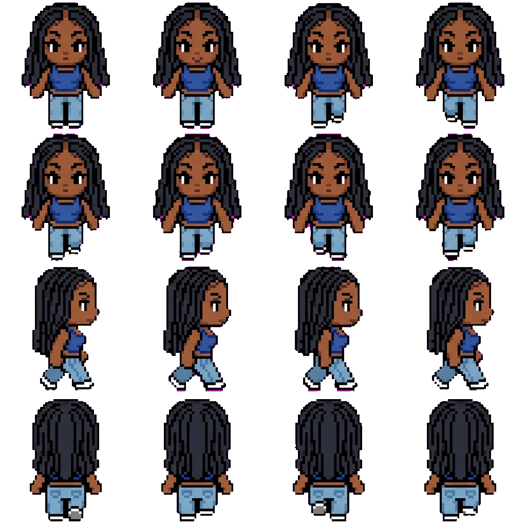 Zuzu movement sprite