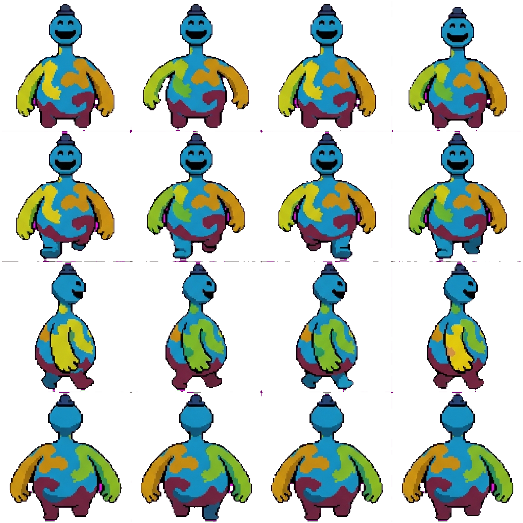 Doey the Doughman movement sprite