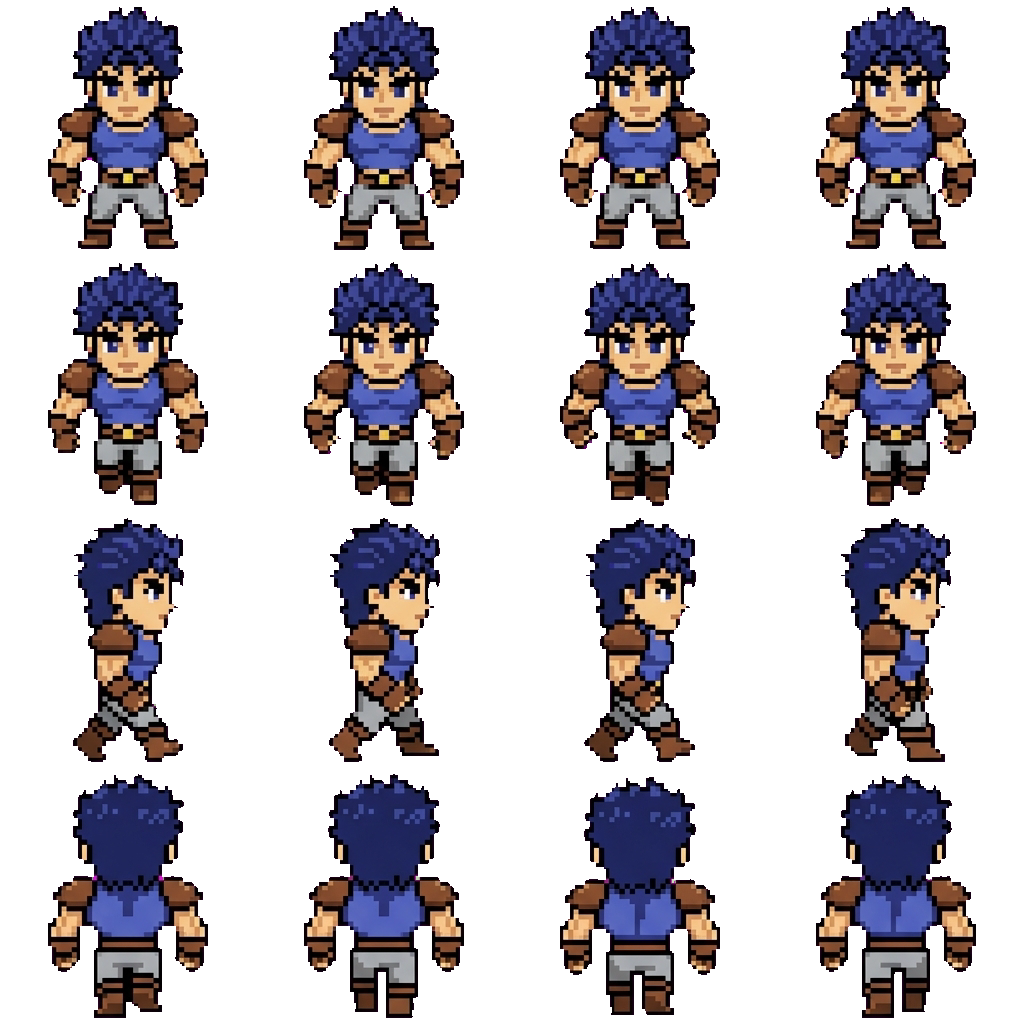Jonathan Joestar movement sprite