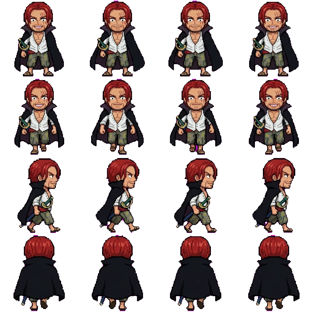 Shanks movement sprite