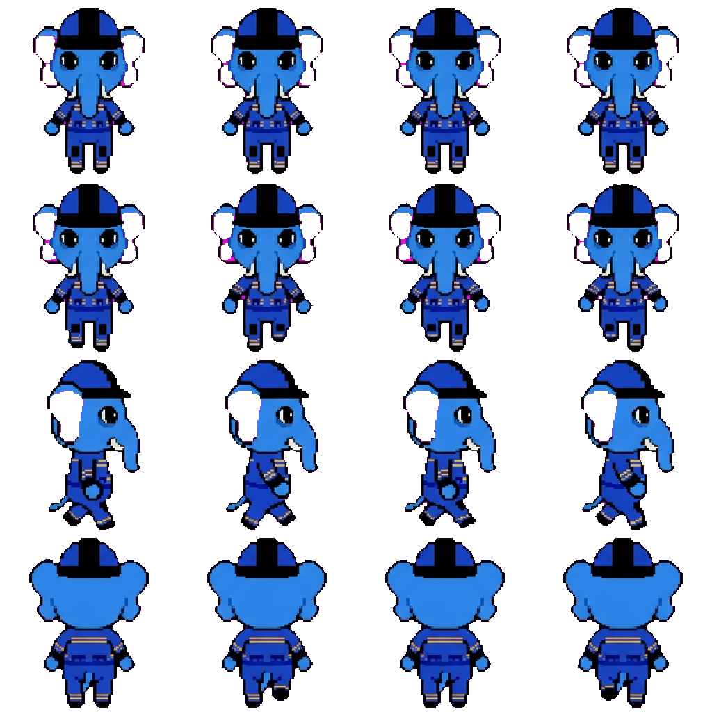 Fire Fighter movement sprite
