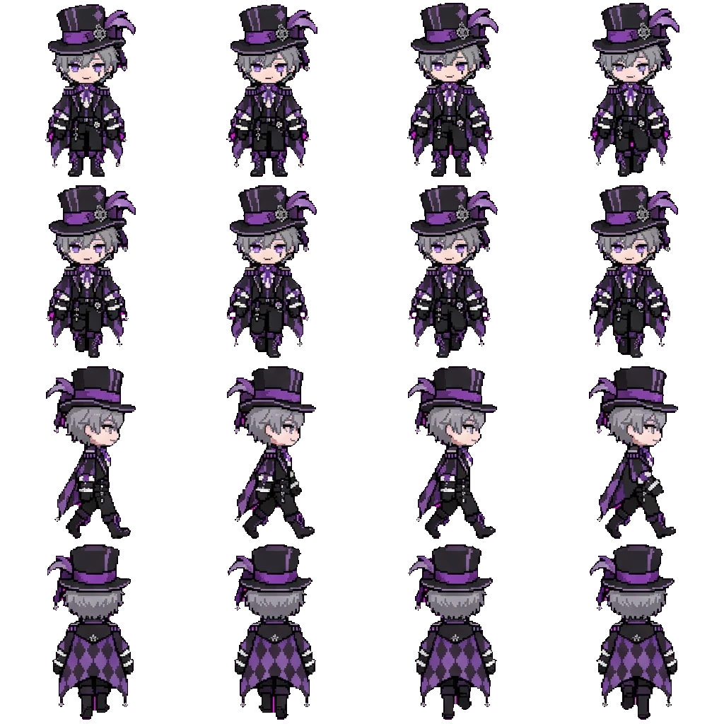 Ticket taker movement sprite