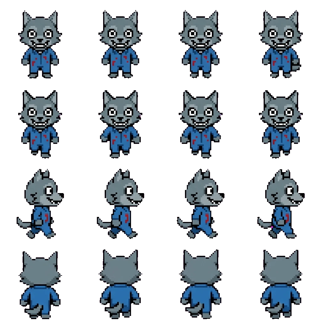 Big Bad Wolf movement sprite