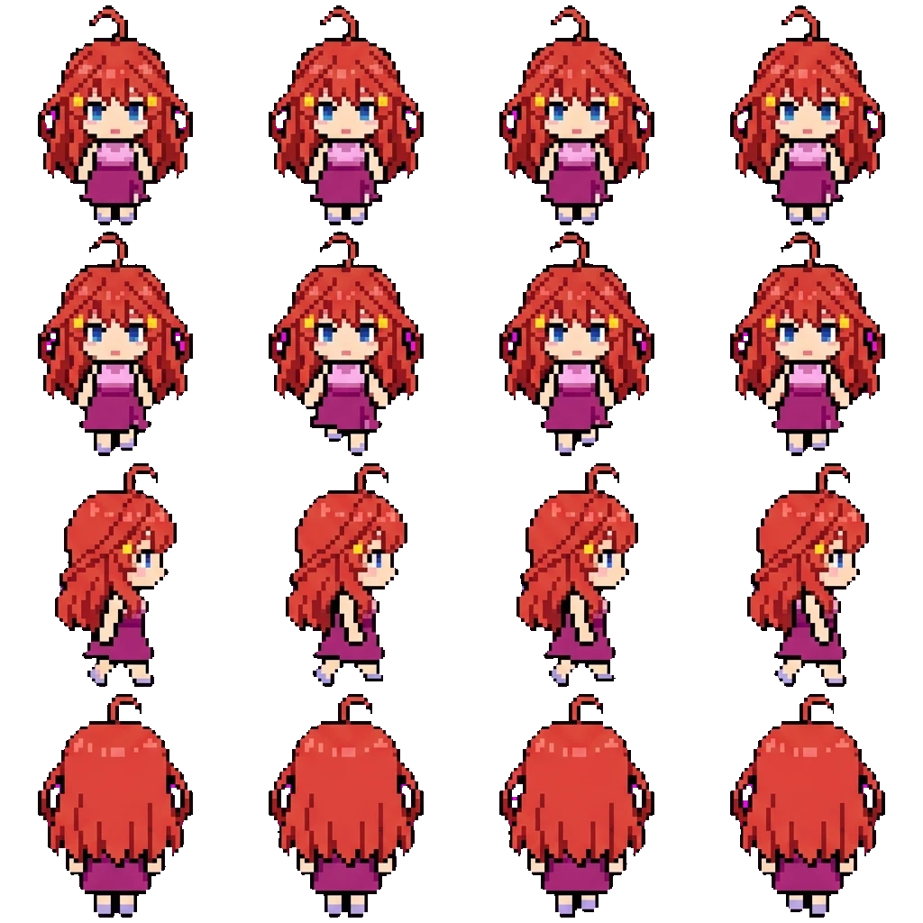 Itsuki Nakano movement sprite
