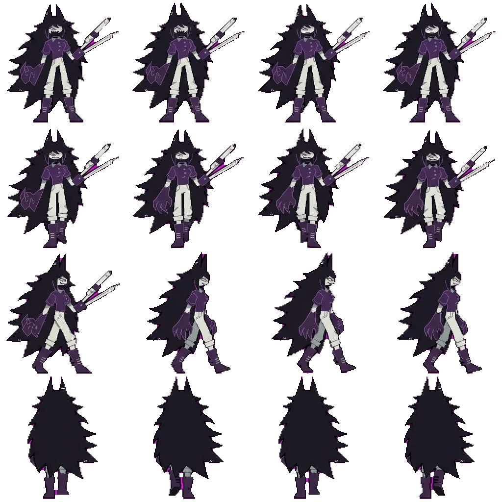 Miss Circle movement sprite