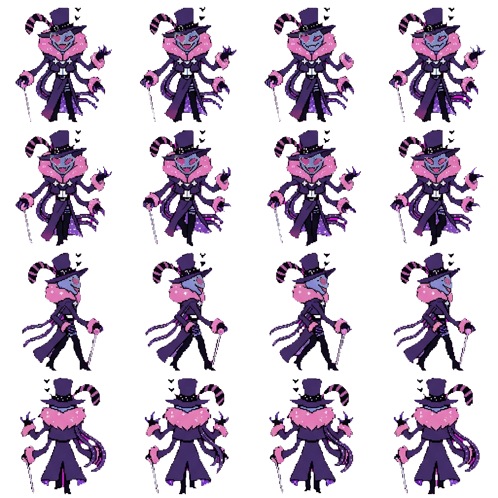 Valentino movement sprite