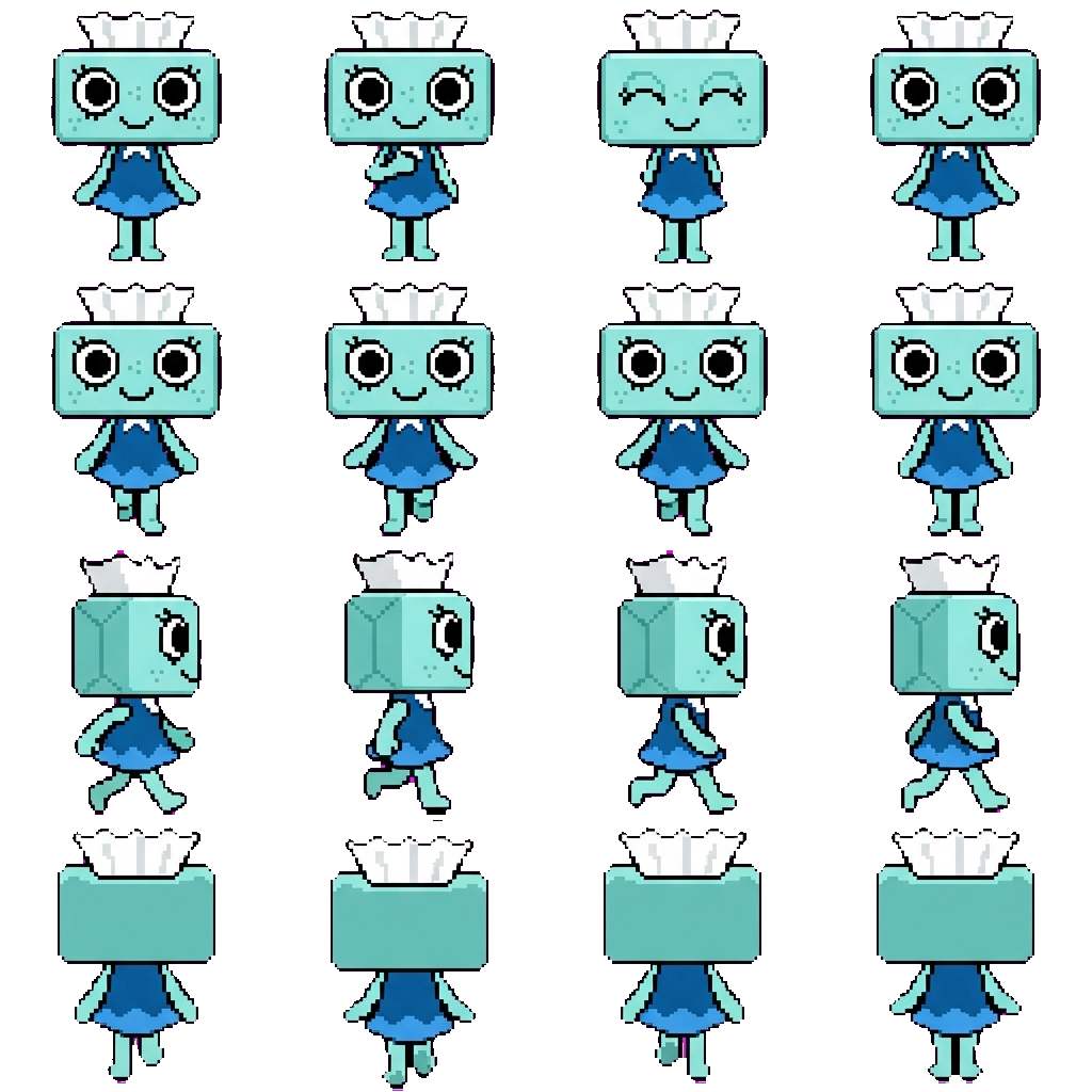 Tisha Cleanington movement sprite