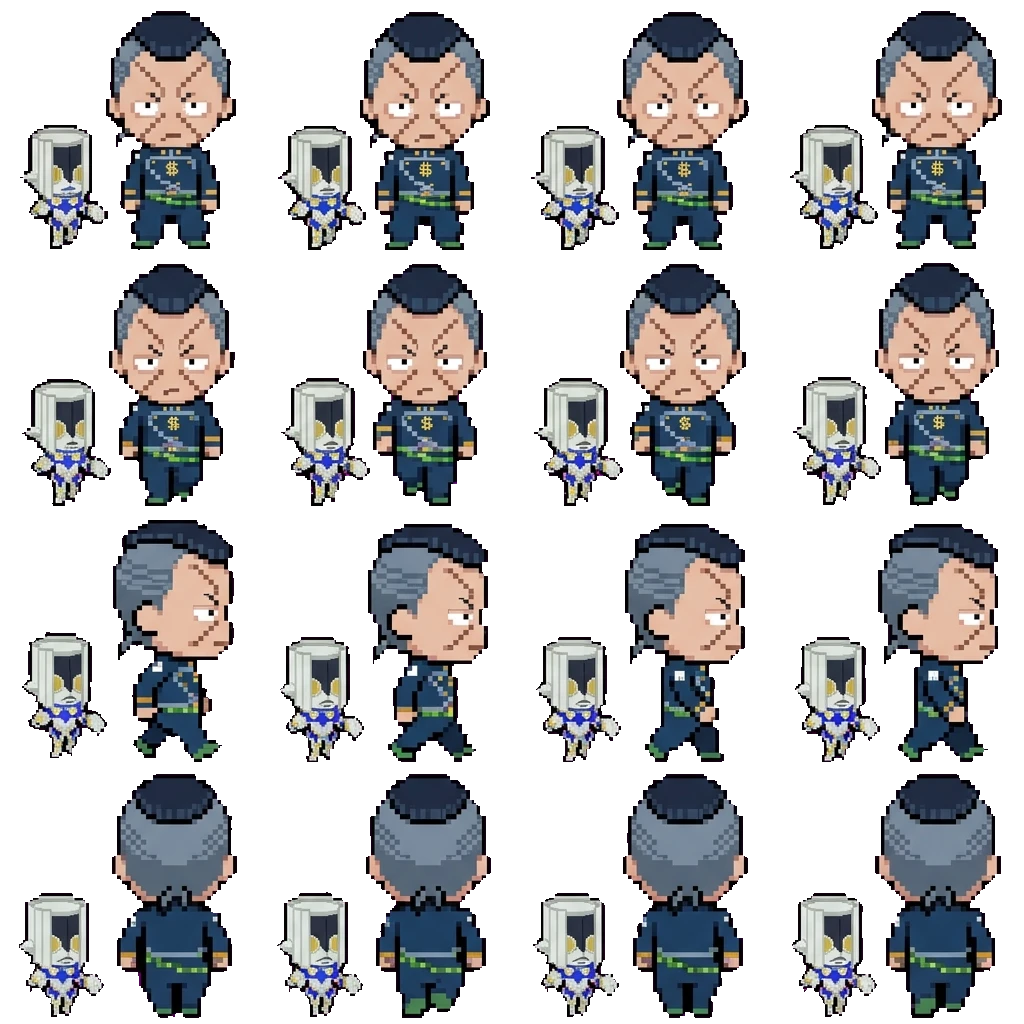 Okuyasu Nijimura movement sprite