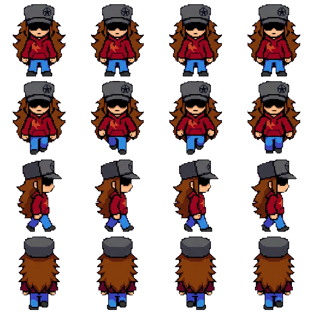 Scarlet movement sprite