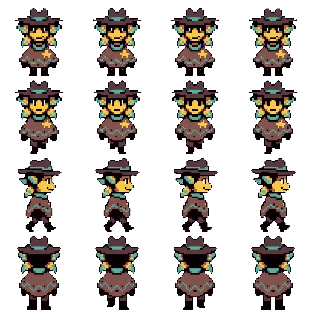 Starlo movement sprite