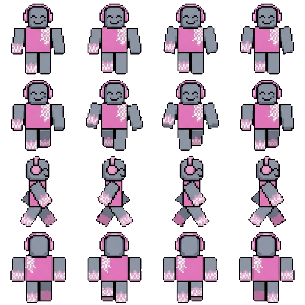 Cozy movement sprite