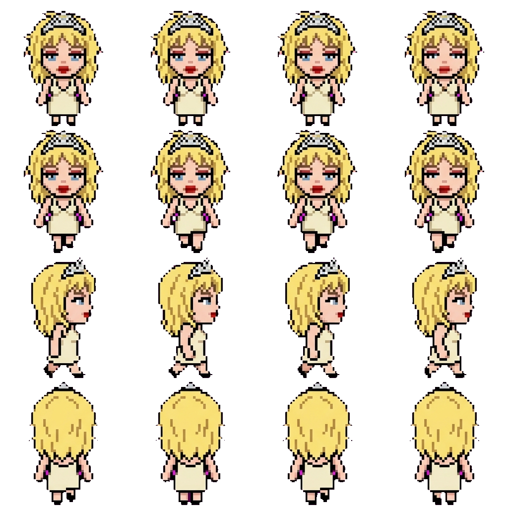Courtney Love movement sprite
