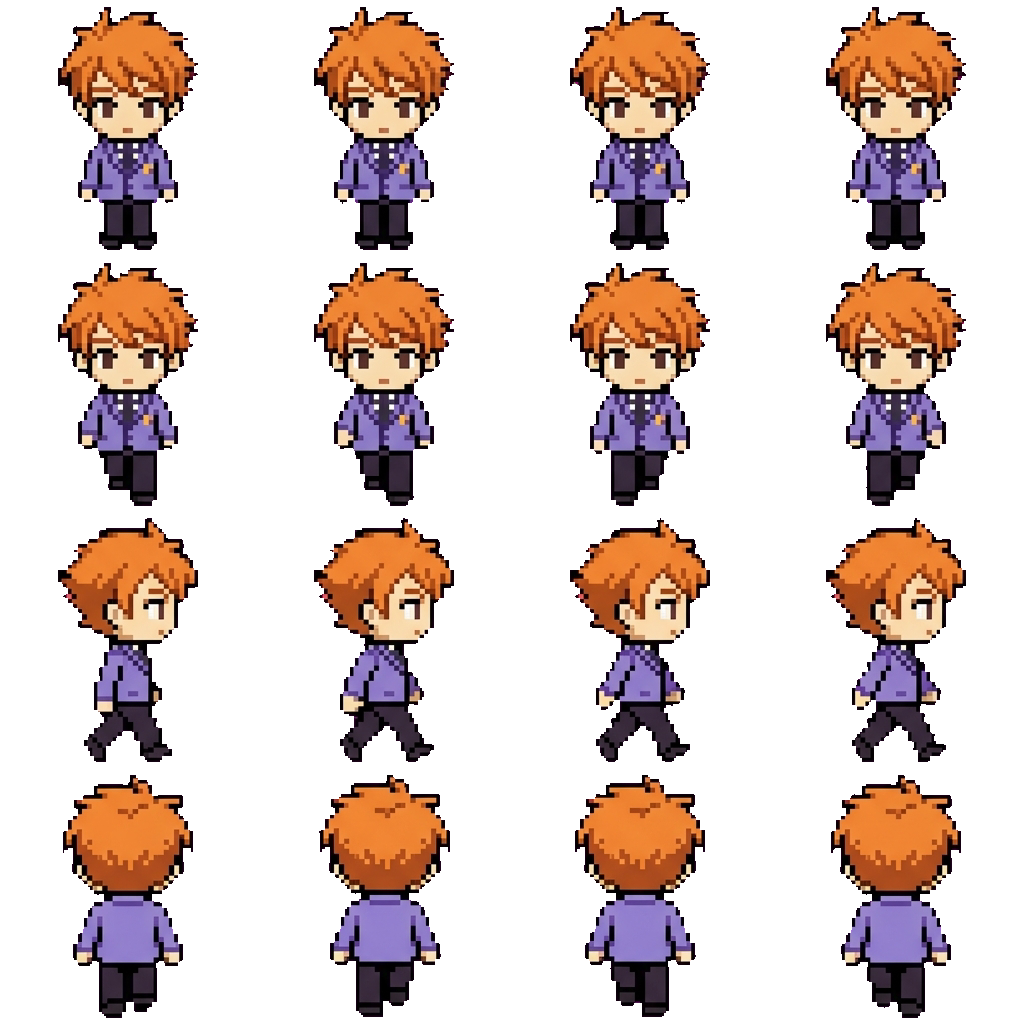 Hikaru movement sprite