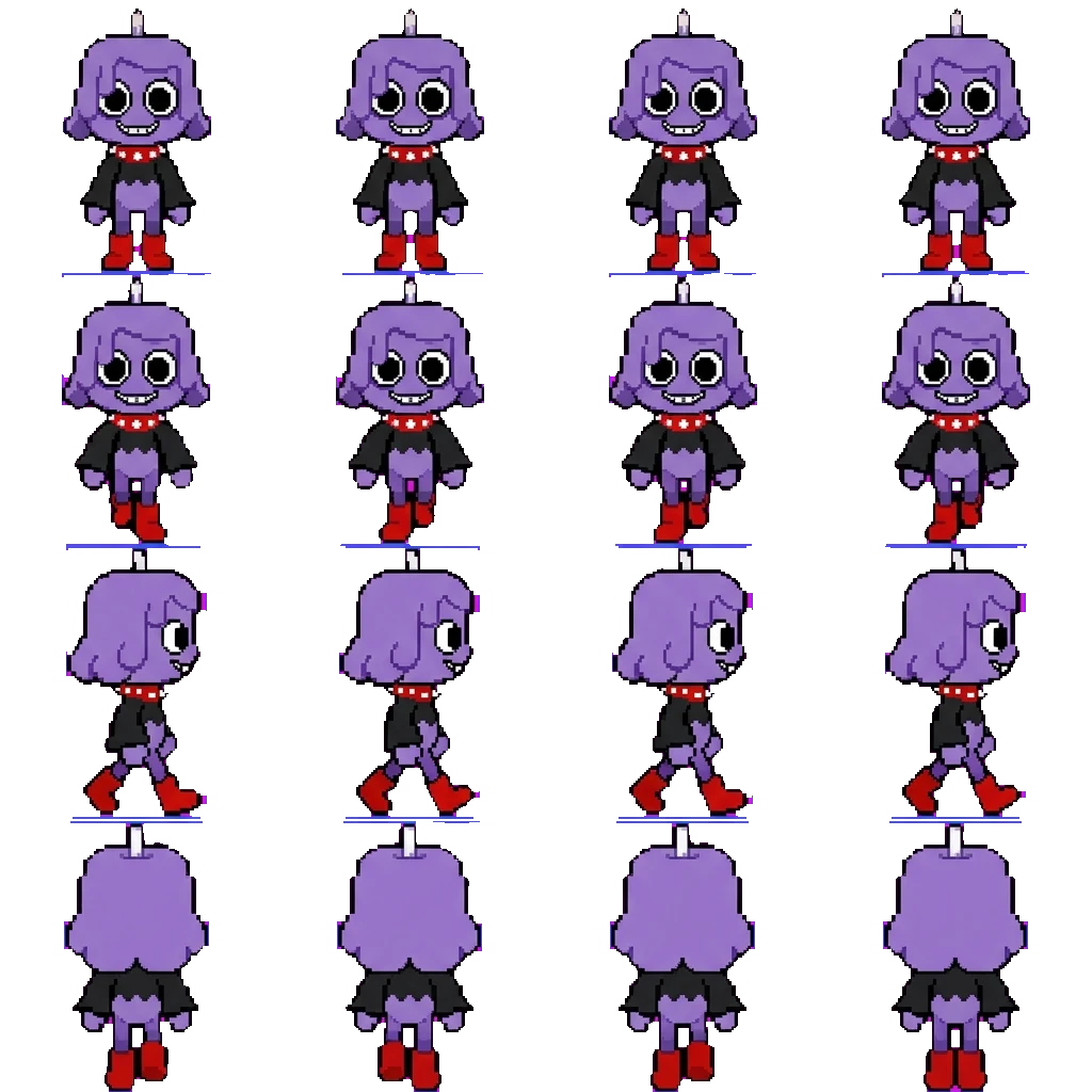 Waxwell movement sprite