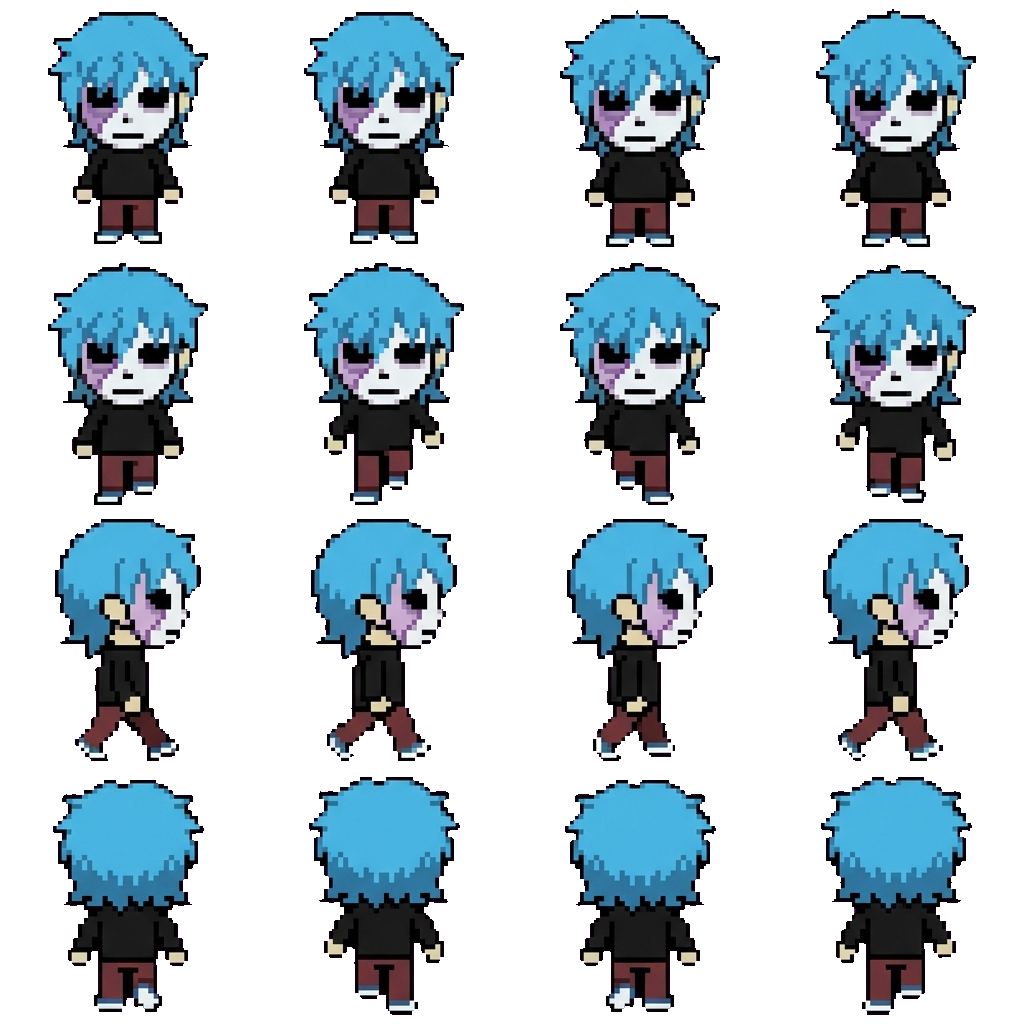 Sally Fisher movement sprite