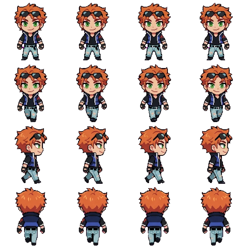 Benny movement sprite