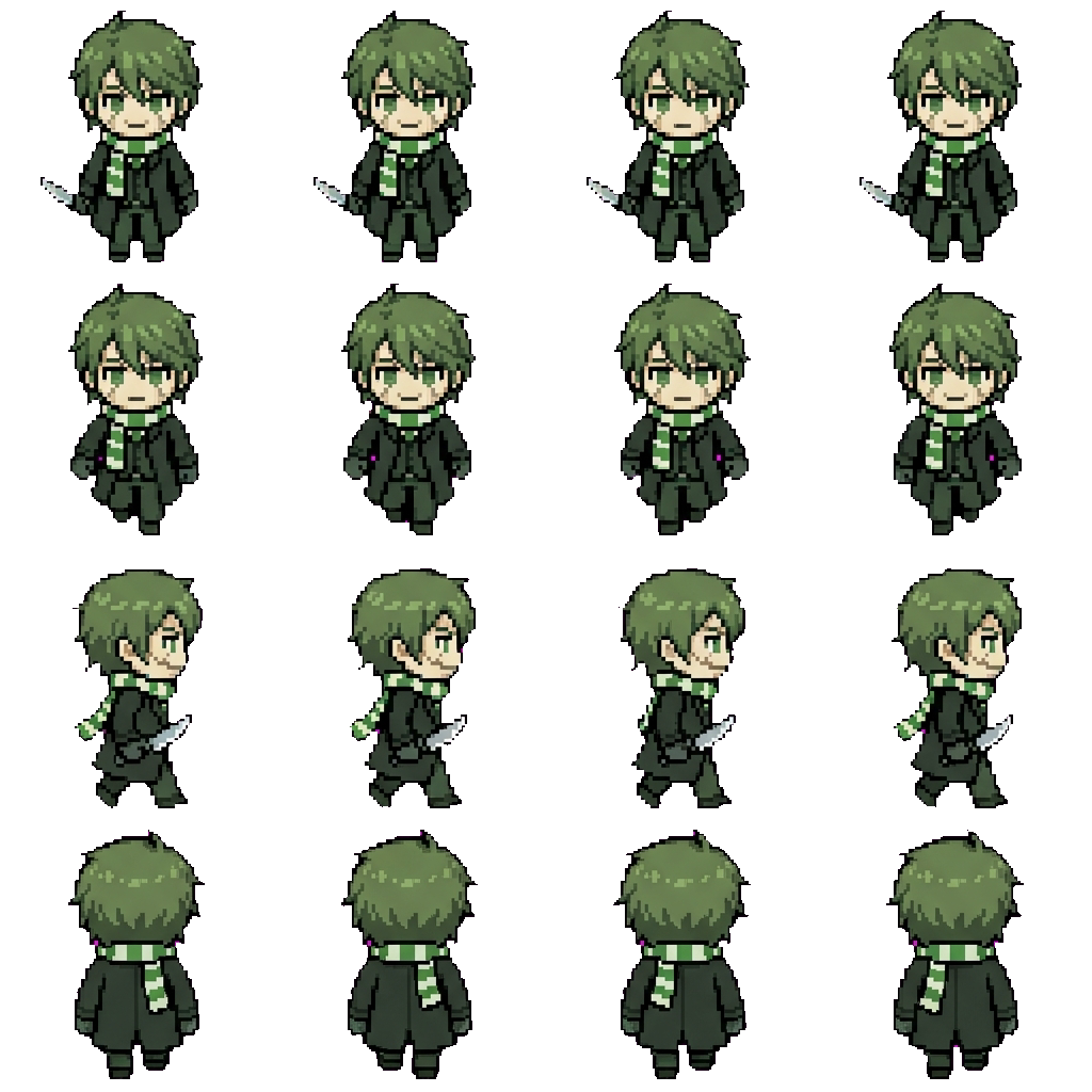 Liu movement sprite