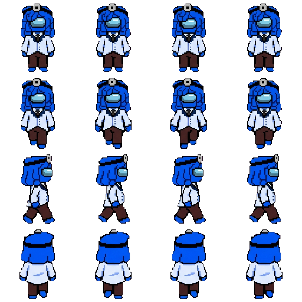 Blue movement sprite