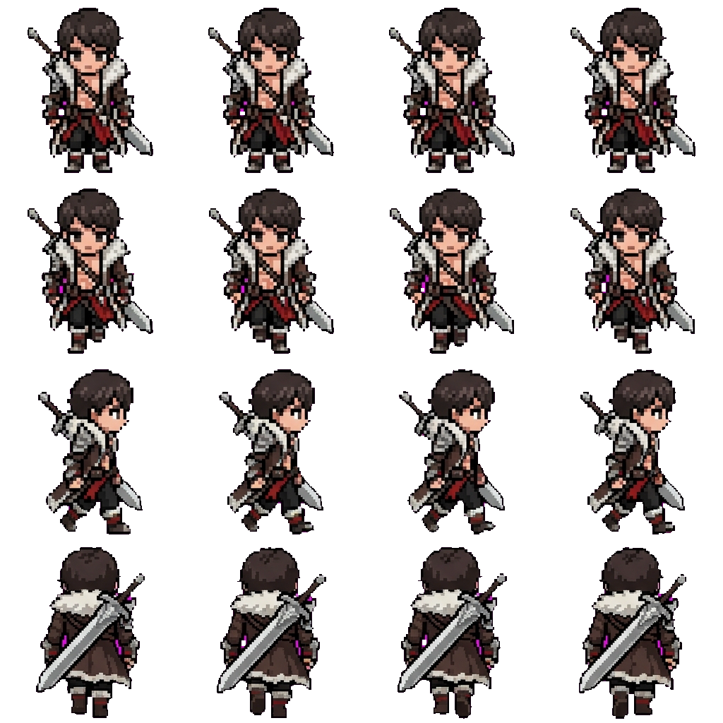 Heiro movement sprite