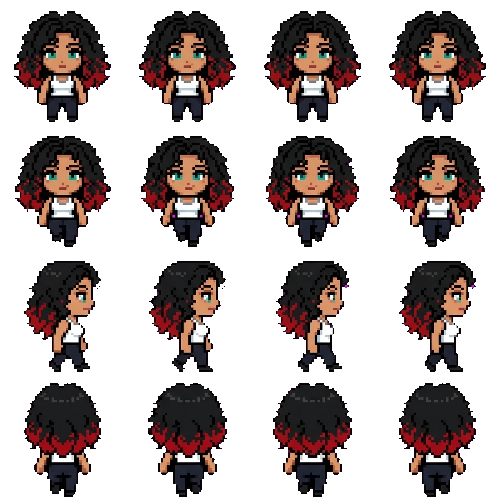 Veronica movement sprite