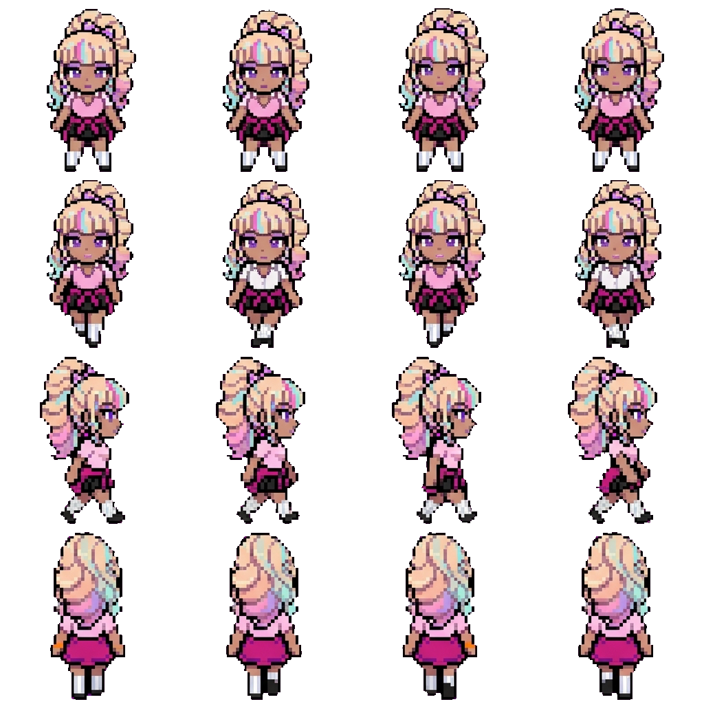 Brittney movement sprite