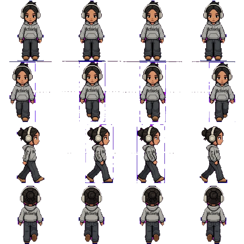 Mary movement sprite