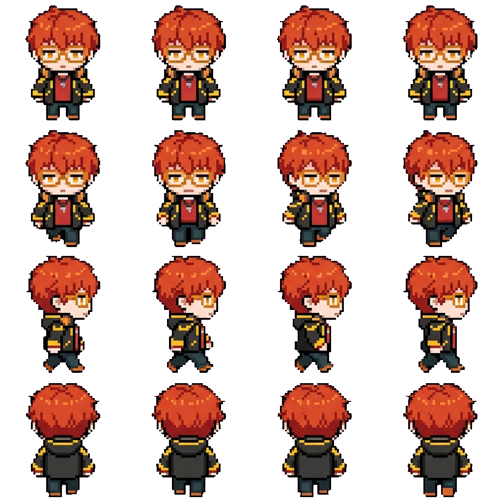 Saeyoung movement sprite