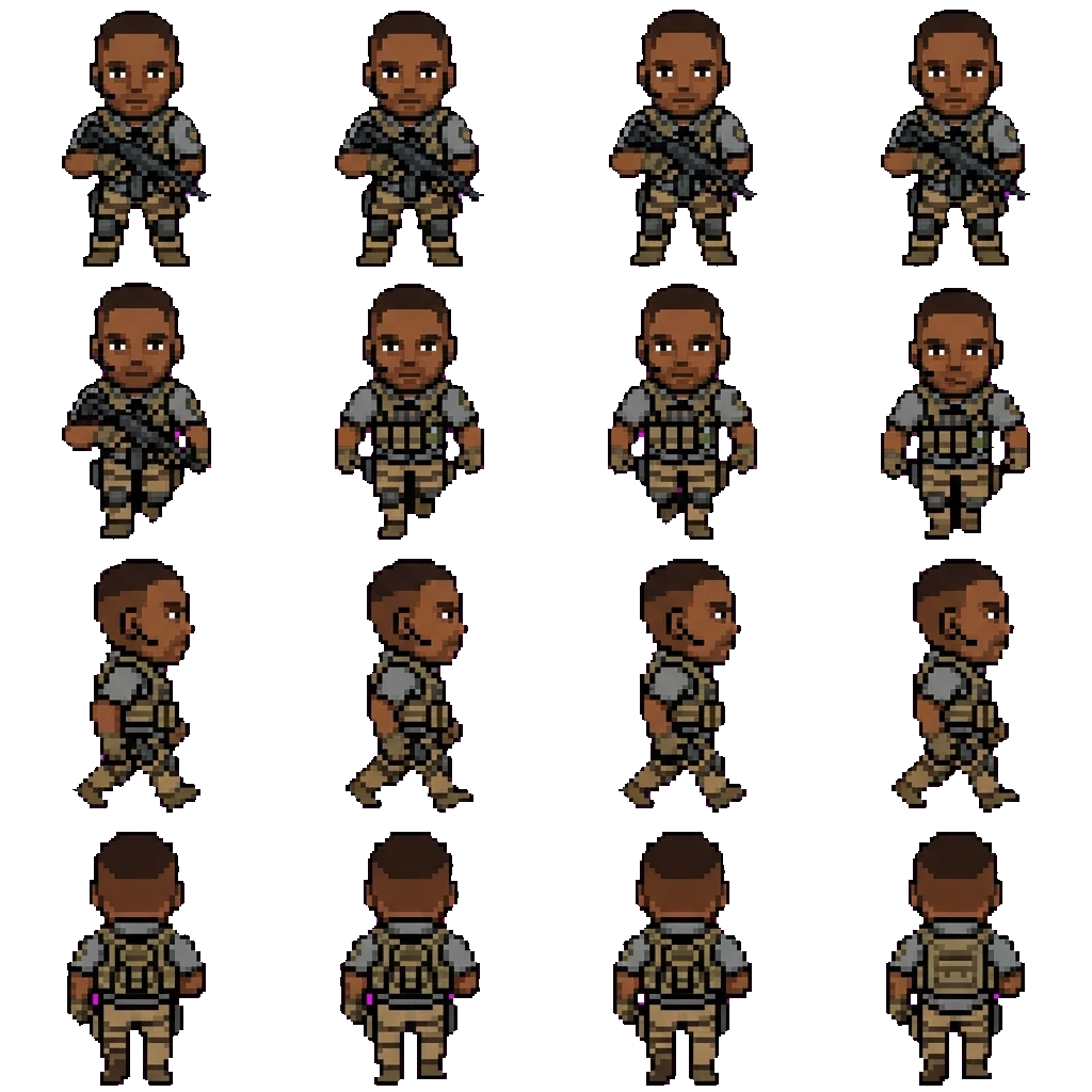 Gaz movement sprite