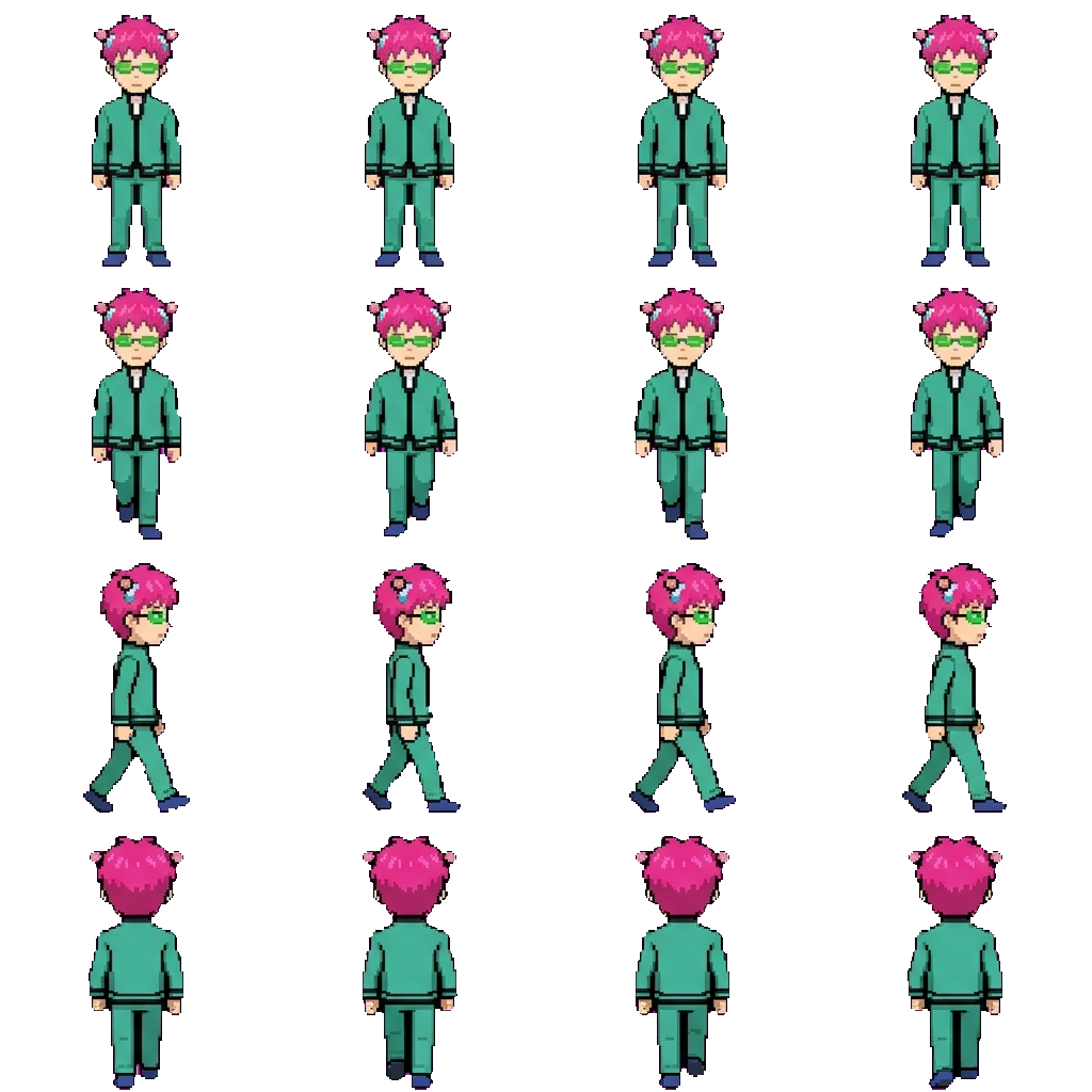 Saiki movement sprite
