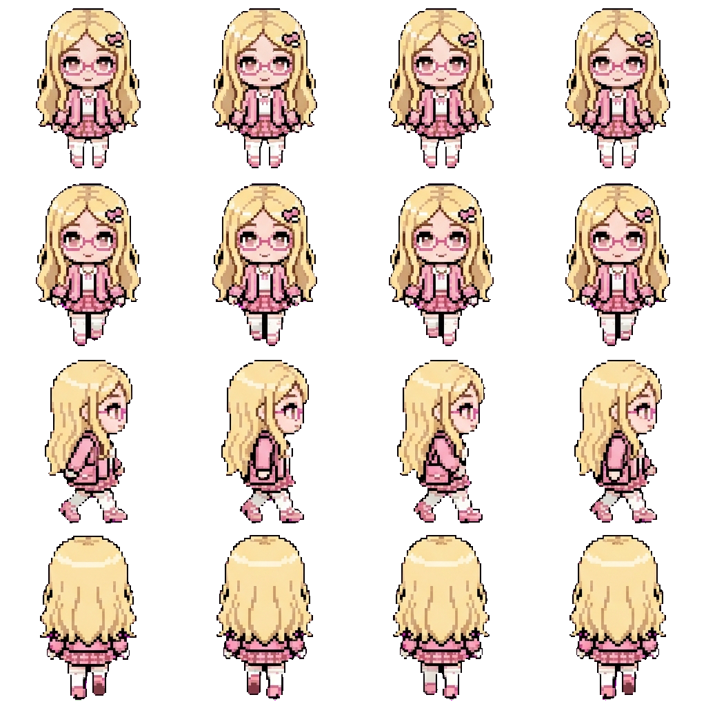 Claire movement sprite