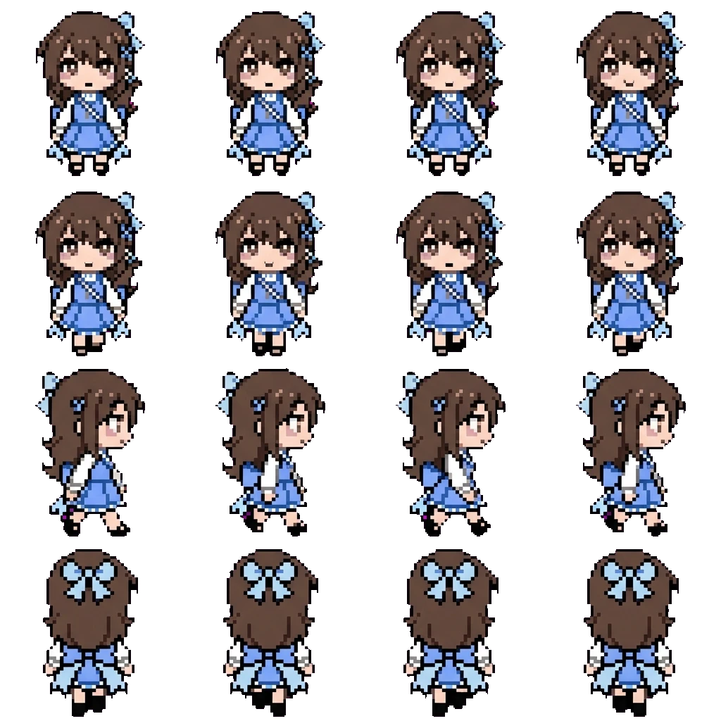 Yael movement sprite