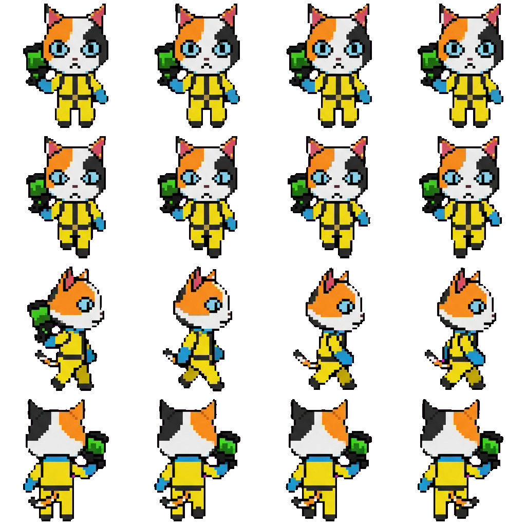 Sam movement sprite