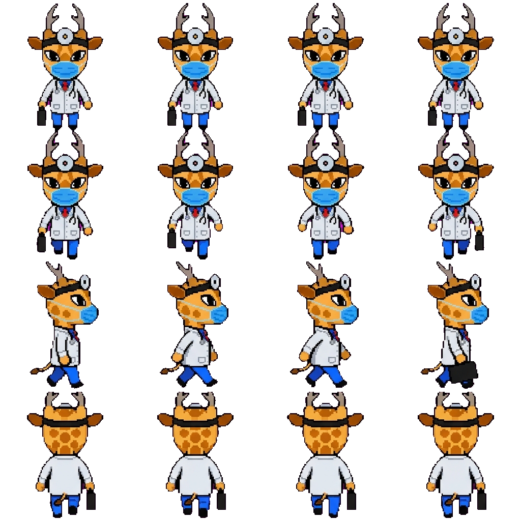 Doctor Harlow movement sprite